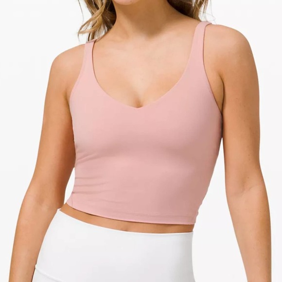 lululemon athletica Tops - Lululemon Pink Puff Align Tank Size 4 NWT